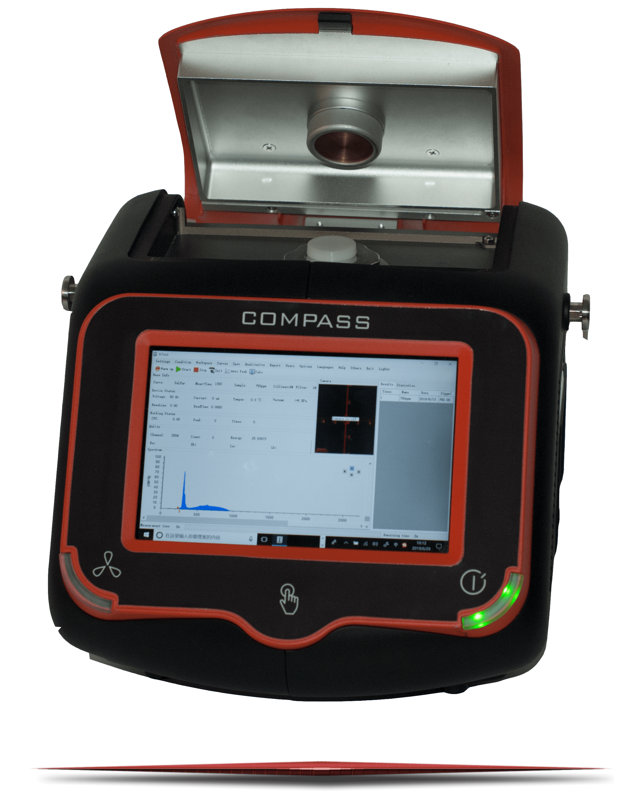 Appareil portable d'analyse de soufre dans les huiles Compass-4294 Tal instruments